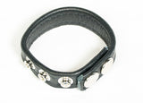 Basic 5-snap leather cock strap