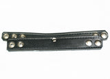 Leather cock and ball ring